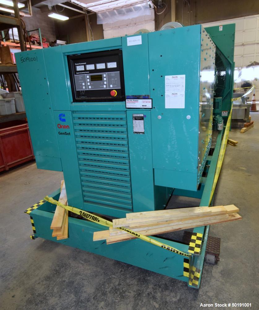 Used Cummins 1000 kW Standby Diesel Generator Set, Model 1000DFJD