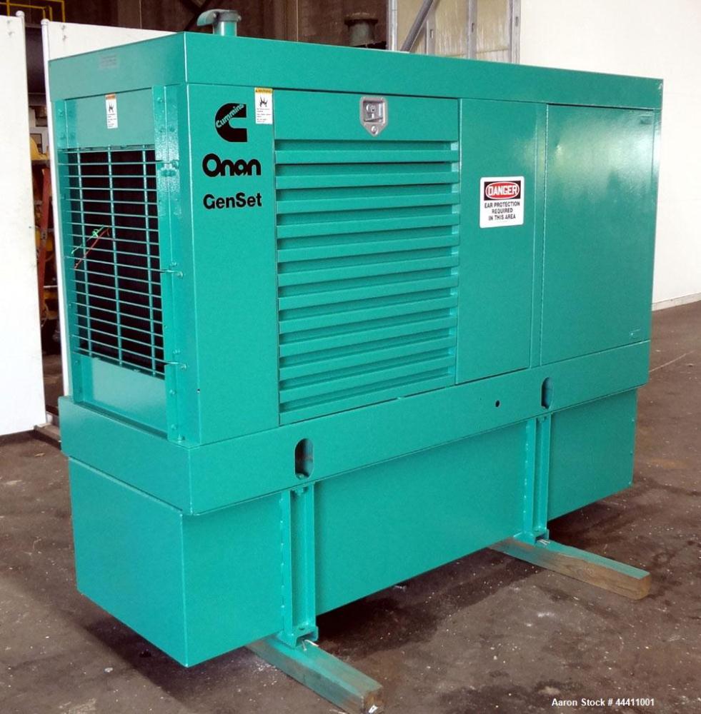 Used Cummins 100 kW Standby (90kW prime) Diesel Generator Set, Model 100DGDB, SN-J960620928.  Cummins 6TB5.9-G2 engine rated 166 HP @ 1800 RPM, SN-45425929.  3/60/208V re-connectable to other voltatg...