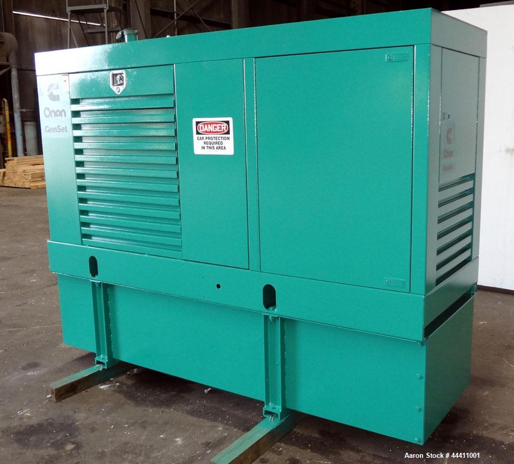 Used Cummins 100 kW Standby (90kW prime) Diesel Generator Set, Model 100DGDB, SN-J960620928.  Cummins 6TB5.9-G2 engine rated 166 HP @ 1800 RPM, SN-45425929.  3/60/208V re-connectable to other voltatg...