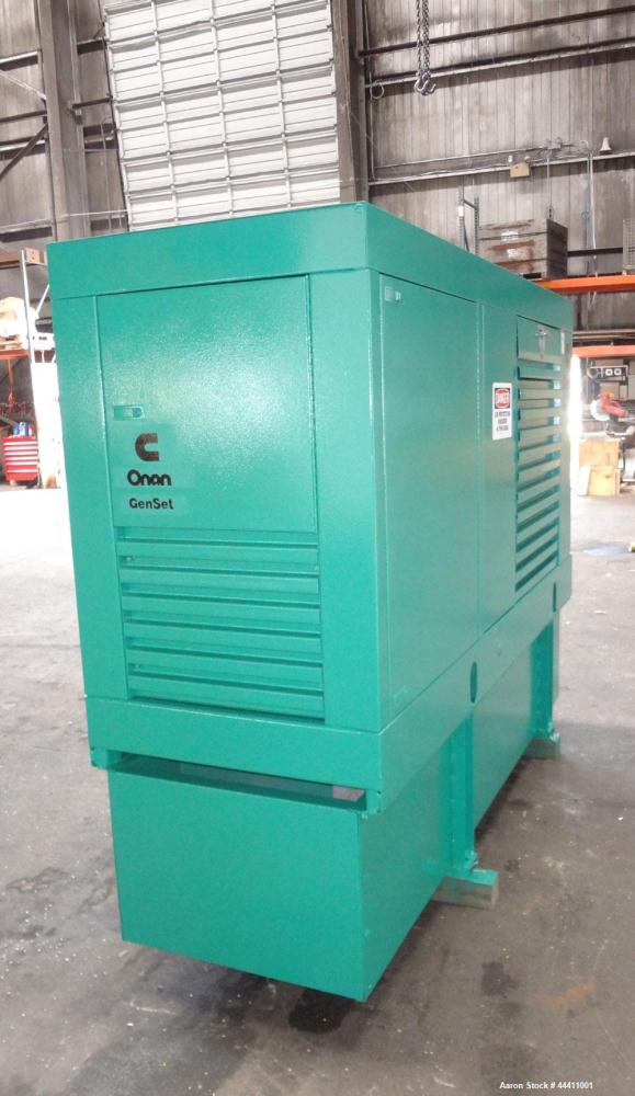 Used- Cummins 100 kW Standby (90kW prime) Diesel Generator Set, Model 100DGDB, SN-J960620928.  Cummins 6TB5.9-G2 engine rate...