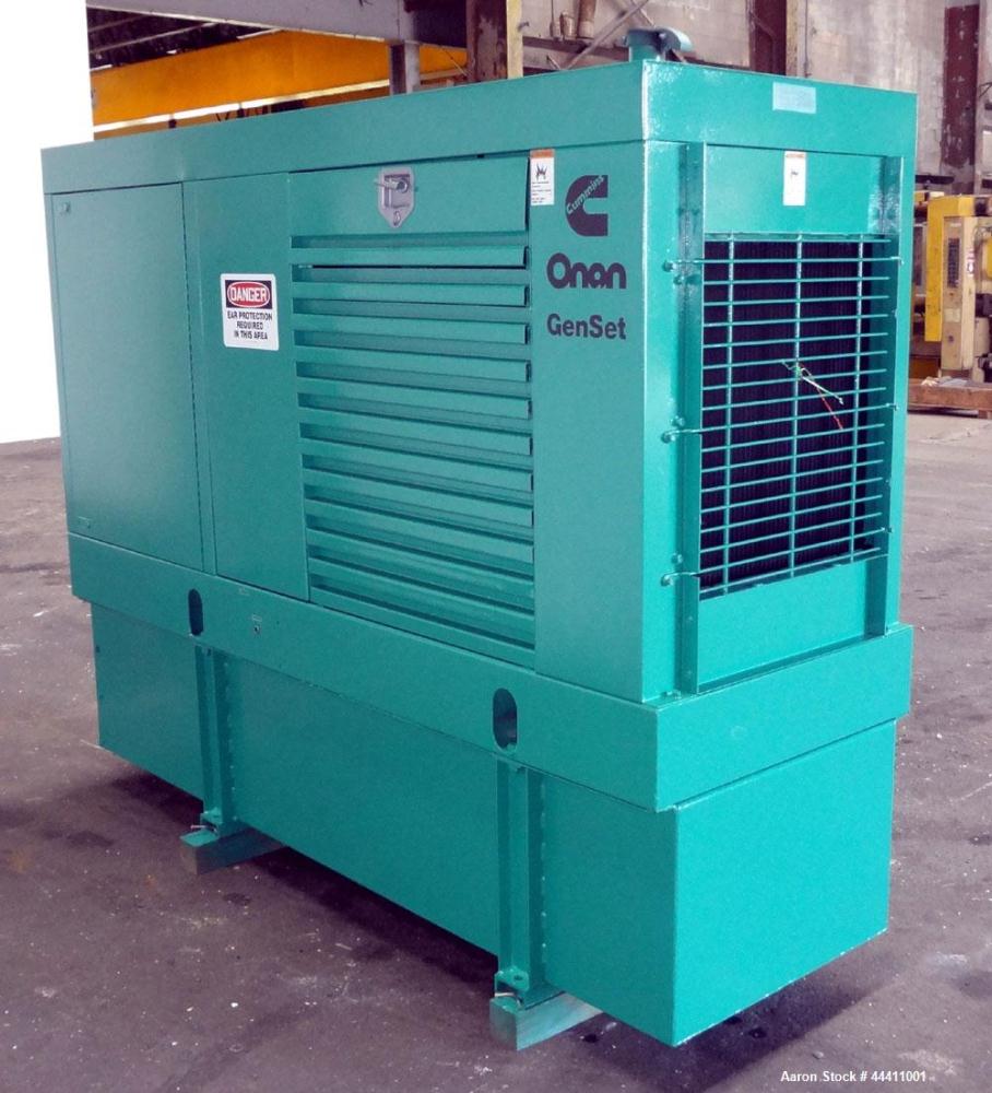 Used Cummins 100 kW Standby (90kW prime) Diesel Generator Set, Model 100DGDB, SN-J960620928.  Cummins 6TB5.9-G2 engine rated 166 HP @ 1800 RPM, SN-45425929.  3/60/208V re-connectable to other voltatg...