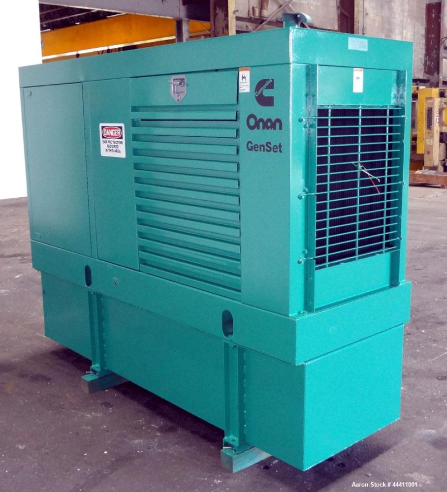 Used- Cummins 100 kW Standby (90kW prime) Diesel Generator Set, Model 100DGDB, SN-J960620928.  Cummins 6TB5.9-G2 engine rate...