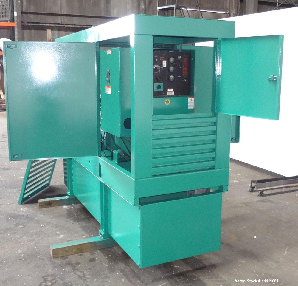Used Cummins 100 kW Standby (90kW prime) Diesel Generator Set, Model 100DGDB, SN-J960620928.  Cummins 6TB5.9-G2 engine rated 166 HP @ 1800 RPM, SN-45425929.  3/60/208V re-connectable to other voltatg...
