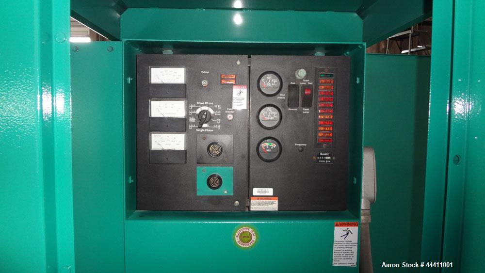 Used Cummins 100 kW Standby (90kW prime) Diesel Generator Set, Model 100DGDB, SN-J960620928.  Cummins 6TB5.9-G2 engine rated 166 HP @ 1800 RPM, SN-45425929.  3/60/208V re-connectable to other voltatg...