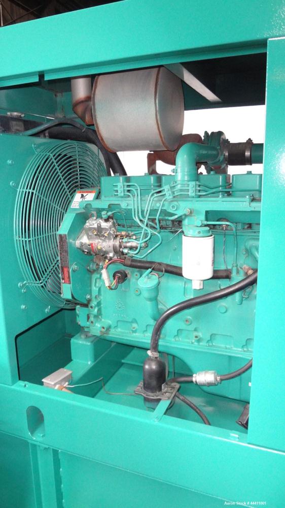 Used- Cummins 100 kW Standby (90kW prime) Diesel Generator Set, Model 100DGDB, SN-J960620928.  Cummins 6TB5.9-G2 engine rate...