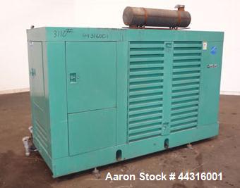 Used Cummins Onan 100kW Standby Natural Gas Generator Set. Cummins model 100ENBA, SN-K960622806. Ford LSG-8751- 6005-A engine rated 173 HP @ 1800 RPM. 3/60/120/208V, 12 lead reconnectable, rated 67 k...