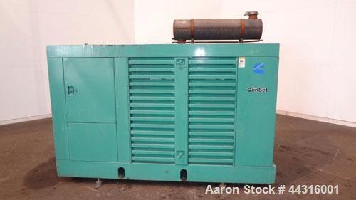 Used Cummins Onan 100kW Standby Natural Gas Generator Set. Cummins model 100ENBA, SN-K960622806. Ford LSG-8751- 6005-A engine rated 173 HP @ 1800 RPM. 3/60/120/208V, 12 lead reconnectable, rated 67 k...