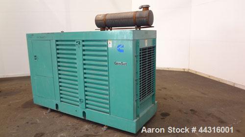 Used Cummins Onan 100kW Standby Natural Gas Generator Set. Cummins model 100ENBA, SN-K960622806. Ford LSG-8751- 6005-A engine rated 173 HP @ 1800 RPM. 3/60/120/208V, 12 lead reconnectable, rated 67 k...