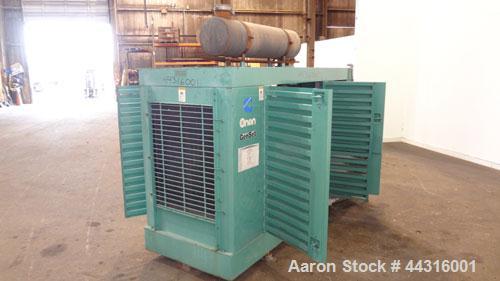 Used Cummins Onan 100kW Standby Natural Gas Generator Set. Cummins model 100ENBA, SN-K960622806. Ford LSG-8751- 6005-A engine rated 173 HP @ 1800 RPM. 3/60/120/208V, 12 lead reconnectable, rated 67 k...