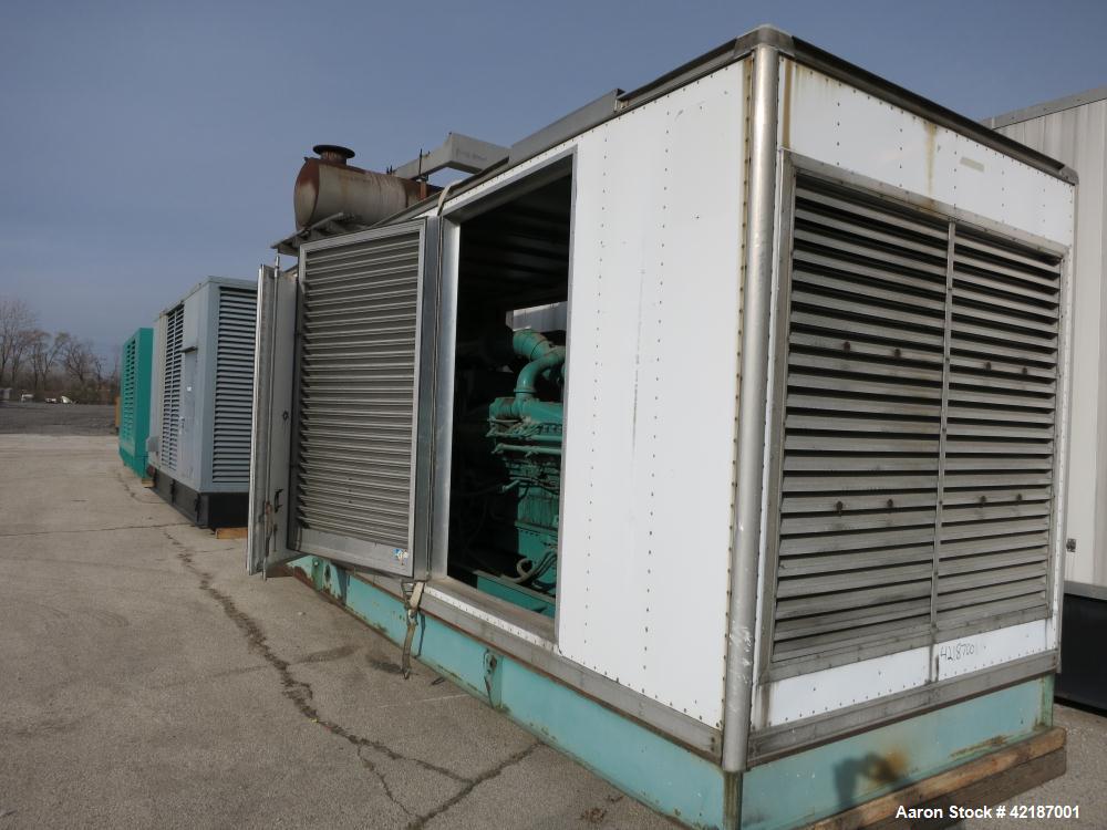 Used Cummins 1250 kW standby diesel generator set, Cummins Model KTA50-G3