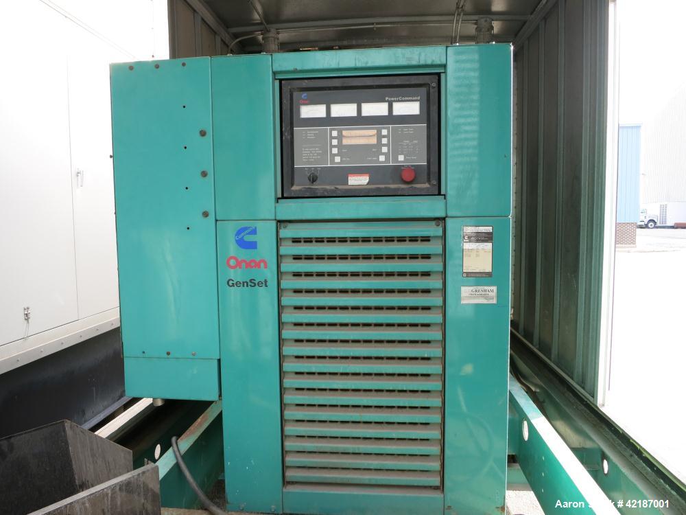 Used Cummins 1250 kW standby diesel generator set, Cummins Model KTA50-G3