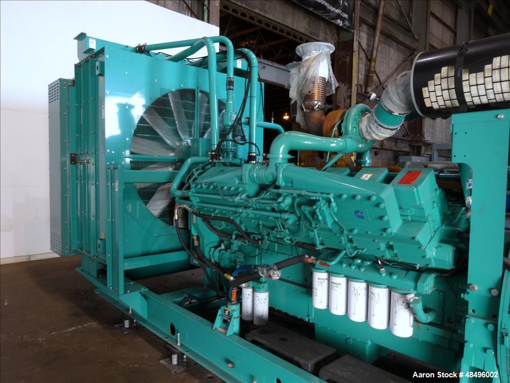 Used Cummins 1250 kW Standby Diesel Generator Set, Model 1250DFLC-5041.
