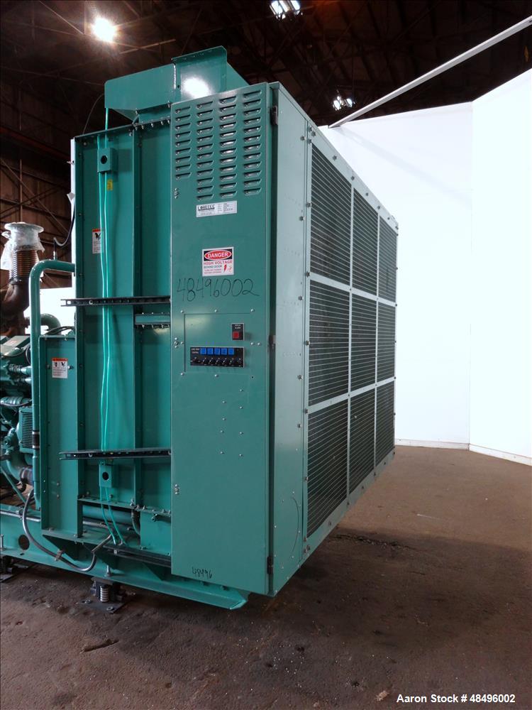 Used Cummins 1250 kW Standby Diesel Generator Set, Model 1250DFLC-5041.