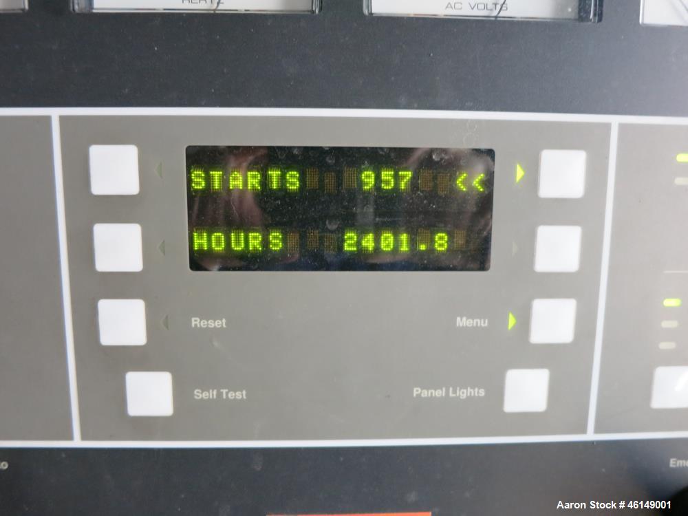 Used Cummins 1250 kW standby (1100 kW prime) portable / trailer mounted diesel generator set, model 1250DFLC-947708, SN- F980750028. Cummins KTA50-G3 engine rated 1850 HP at 1800 RPM, SN-33140632. 3/...