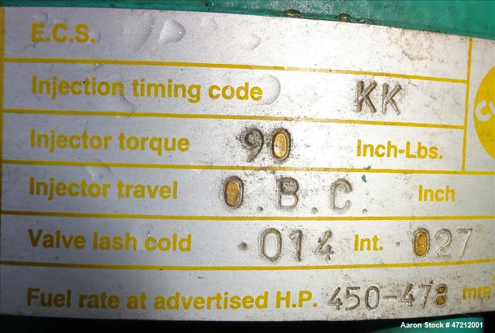 Used Cummins 1500 kW Diesel Generator 1500 KW.