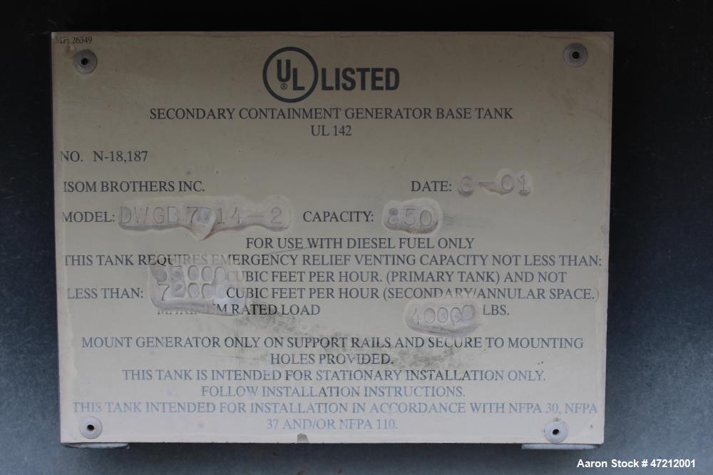 Used Cummins 1500 kW Diesel Generator 1500 KW.