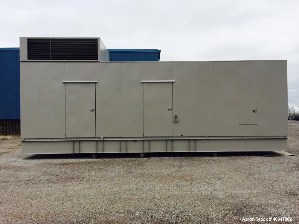 Used Cummins 1500 kW standby (1250kW prime) diesel generator set.