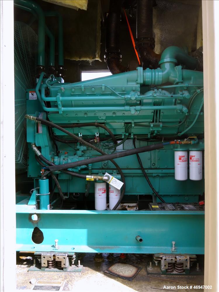 Used Cummins 1500 kW standby (1250kW prime) diesel generator set.