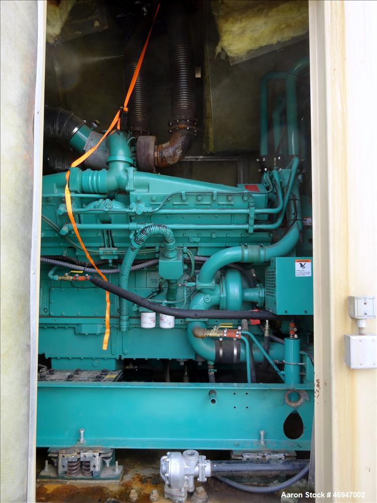 Used Cummins 1500 kW standby (1250kW prime) diesel generator set.