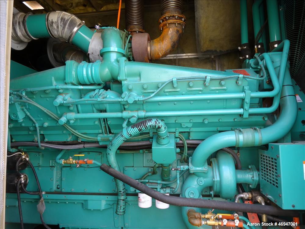 Used Cummins 1500 kW Diesel Generator Set, Cummins KTA50-G9 Engine.