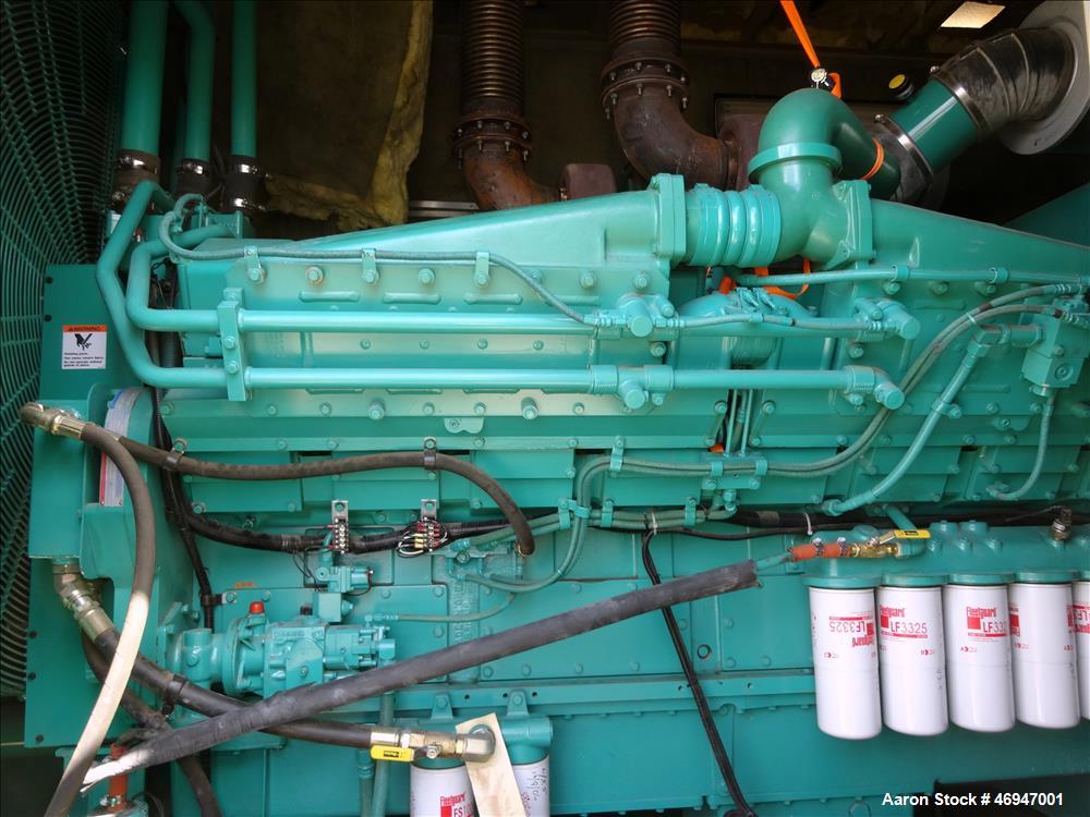 Used- Cummins 1500 kW Diesel Generator Set, Cummins KTA50-G9 Engine.