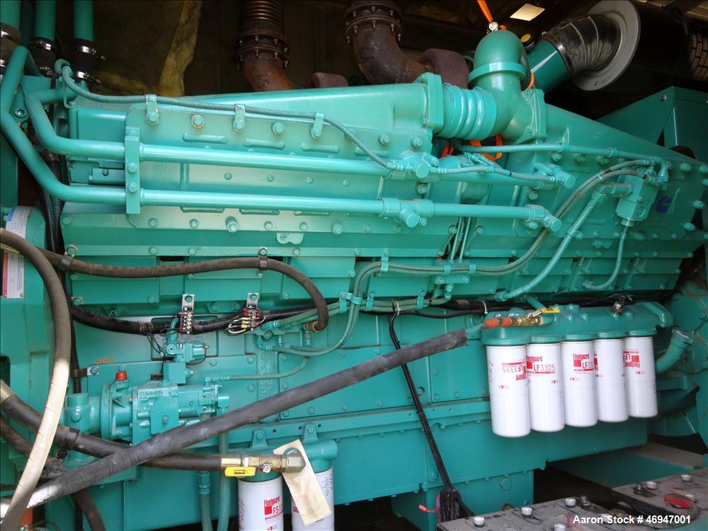 Used Cummins 1500 kW Diesel Generator Set, Cummins KTA50-G9 Engine.