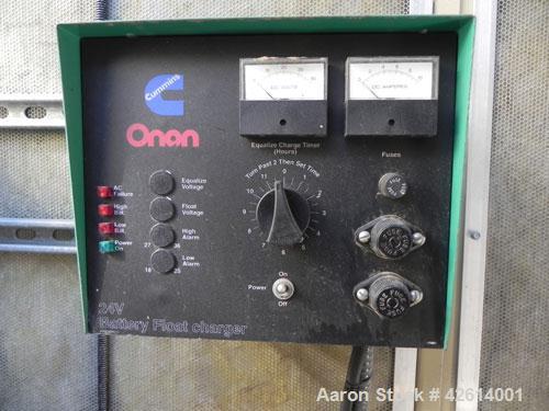 Used Cummins / Onan 1500 kW standby diesel generator set. Cummins model 1500 DFLE SN-I000146270. Cummins model KTA50-G9 engine SN-33146824 rated 2220 hp @ 1800 rpm. 3/60/480V. 2500 Amp main-line circ...
