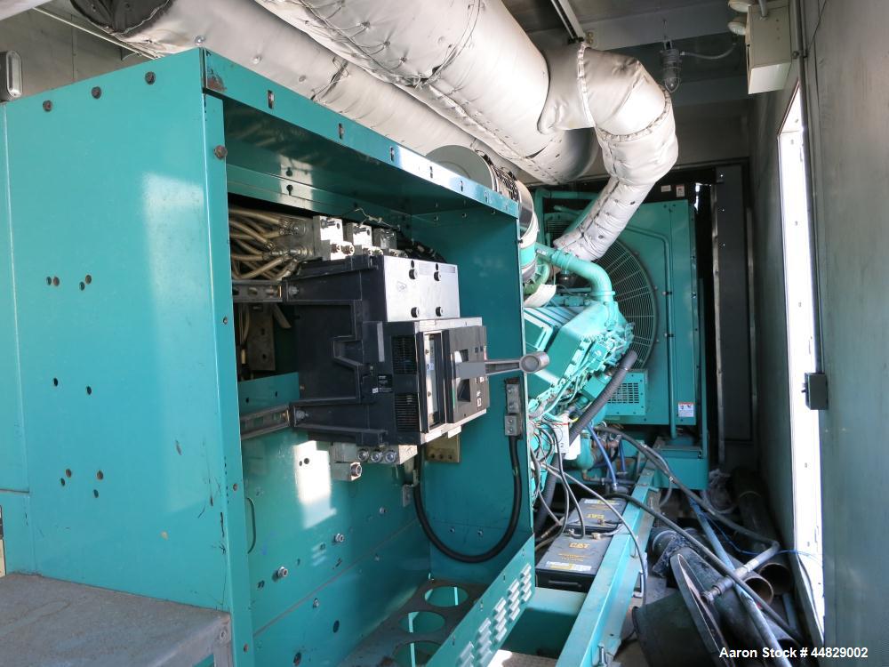 Used Cummins 1500 kW Standby (1250 Prime) Diesel Generator Set, Model 1500DFLE-95039A, Serial #990004644. Cummins KTA50-G9 engine rated 2220 hp @ 1800 rpm, serial #33144320, emissions EPA tier 1.  3/...