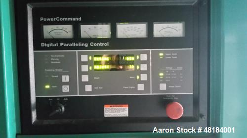 Used Cummins 1500kW diesel generator, model 1500DFMB. Cummins KTTA50-G2 engine