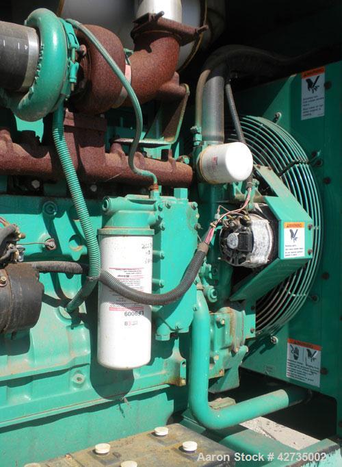 Used Cummins / Onan 150 kW Standby, (135 kW prime) Diesel Generator Set. Cummins model 150DGFA, serial #I960616129. Cummins 6CTA8.3-G2 engine rated 277 hp @ 1800 rpm, turbocharged and aftercooled. 3/...