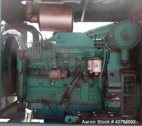 Used Cummins / Onan 150 kW Standby, (135 kW prime) Diesel Generator Set. Cummins model 150DGFA, serial #I960616129. Cummins 6CTA8.3-G2 engine rated 277 hp @ 1800 rpm, turbocharged and aftercooled. 3/...