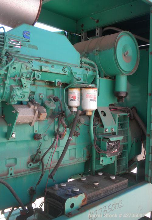 Used- Cummins / Onan 150 kW Standby, (135 kW prime) Diesel Generator Set. Cummins model 150DGFA, serial #I960616129. Cummins...