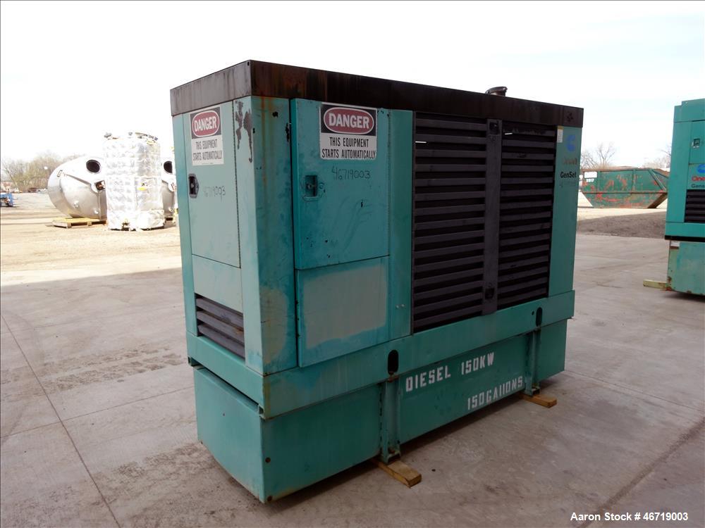 Used Cummins 150 kW standby (135 kW prime) diesel generator set, 150 DGFA, SN-A