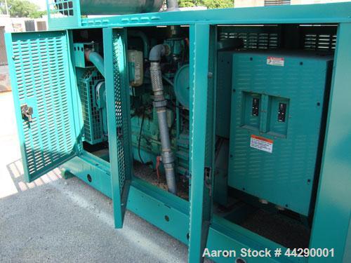 Used Cummins 150 kW Standby (135 kW (Prime) Natural Gas Generator Set, Model 150GGKD, SN-J980810411. Cummins GTA8.3 natural gas engine rated 240 HP at 1800 RPM. 3/60/120/240V, 12 lead reconnectable t...