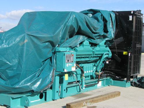 Unused-New Cummins 2000kW Standby Rated Diesel Generator Set, model DQKAB. Cummins model QSK60-G6 diesel engine rated 2922 hp @ 1800 rpm turbocharged, aftercooled . Newage model DQKAB-7221741, 3/60/2...