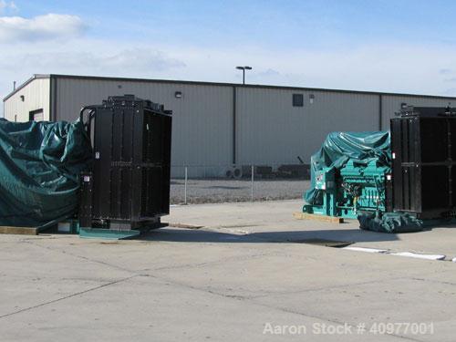 Unused-New Cummins 2000kW Standby Rated Diesel Generator Set, model DQKAB. Cummins model QSK60-G6 diesel engine rated 2922 hp @ 1800 rpm turbocharged, aftercooled . Newage model DQKAB-7221741, 3/60/2...