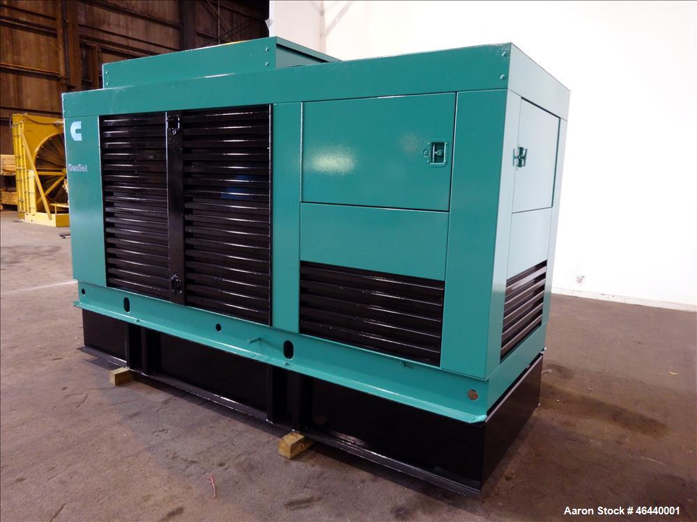 Used Cummins 200 kW standby diesel generator set, model 200 DFAA, SN-B950570226