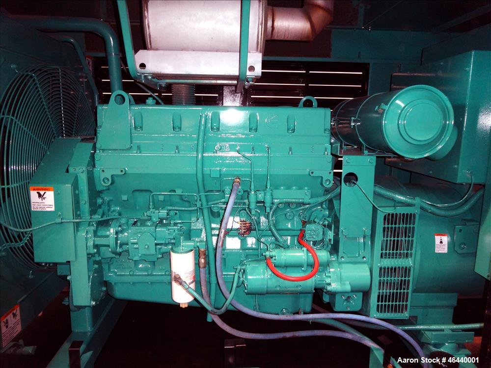 Used Cummins 200 kW standby diesel generator set, model 200 DFAA, SN-B950570226