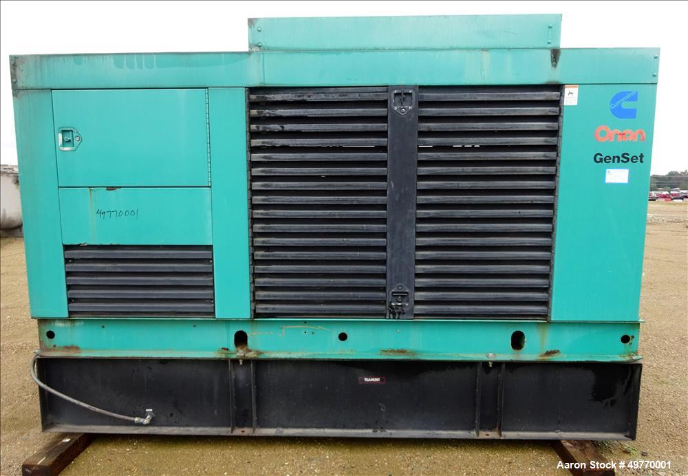 Used Cummins 200 kW Standby Diesel Generator Set, Model 200DFAA