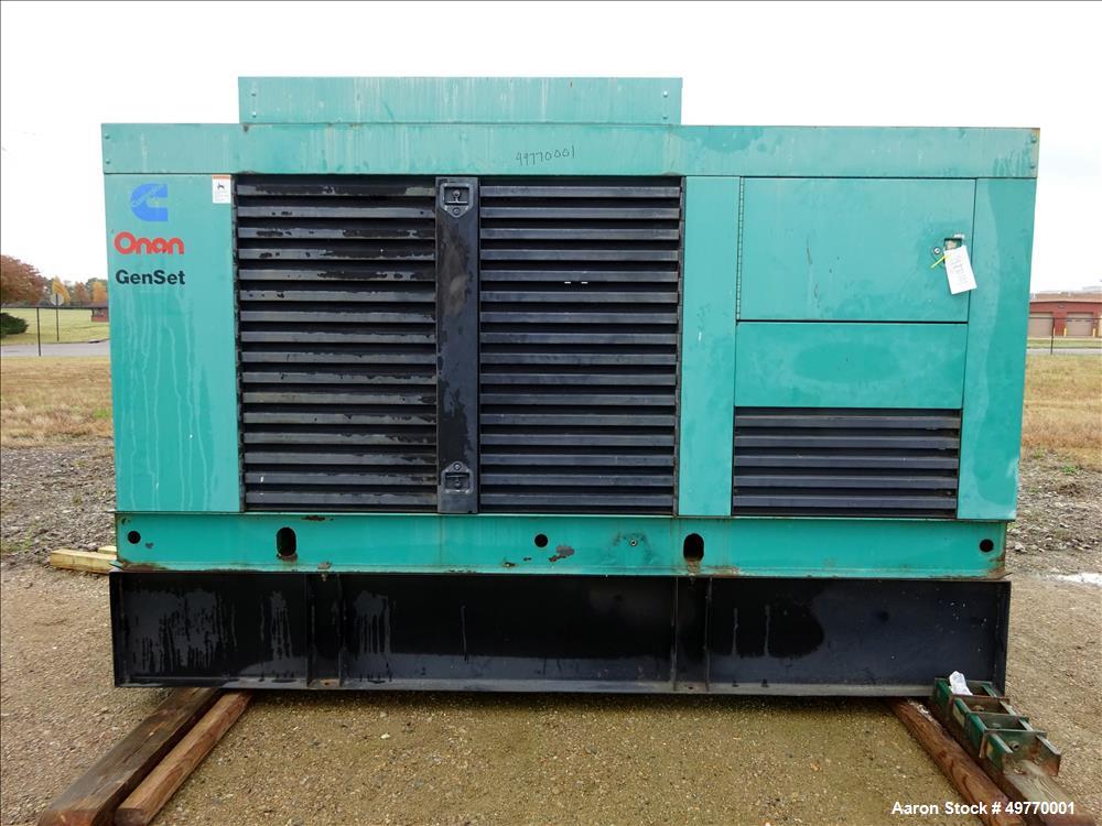 Used Cummins 200 kW Standby Diesel Generator Set, Model 200DFAA