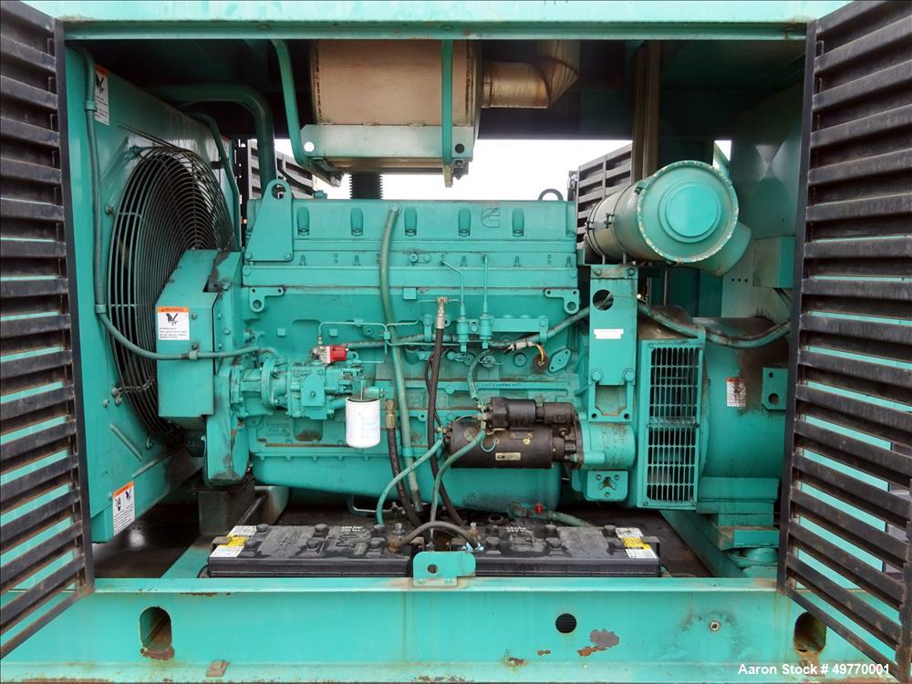 Used Cummins 200 kW Standby Diesel Generator Set, Model 200DFAA