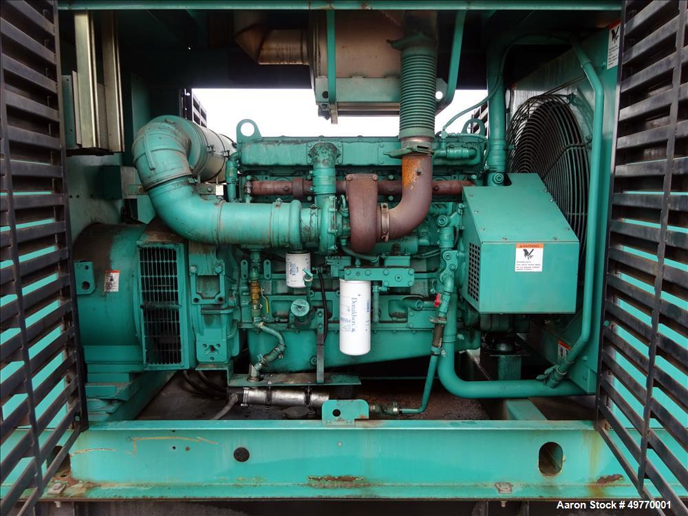 Used Cummins 200 kW Standby Diesel Generator Set, Model 200DFAA