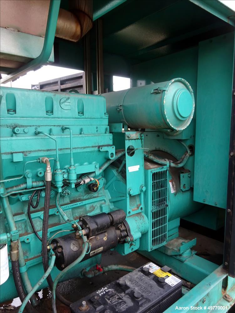 Used Cummins 200 kW Standby Diesel Generator Set, Model 200DFAA