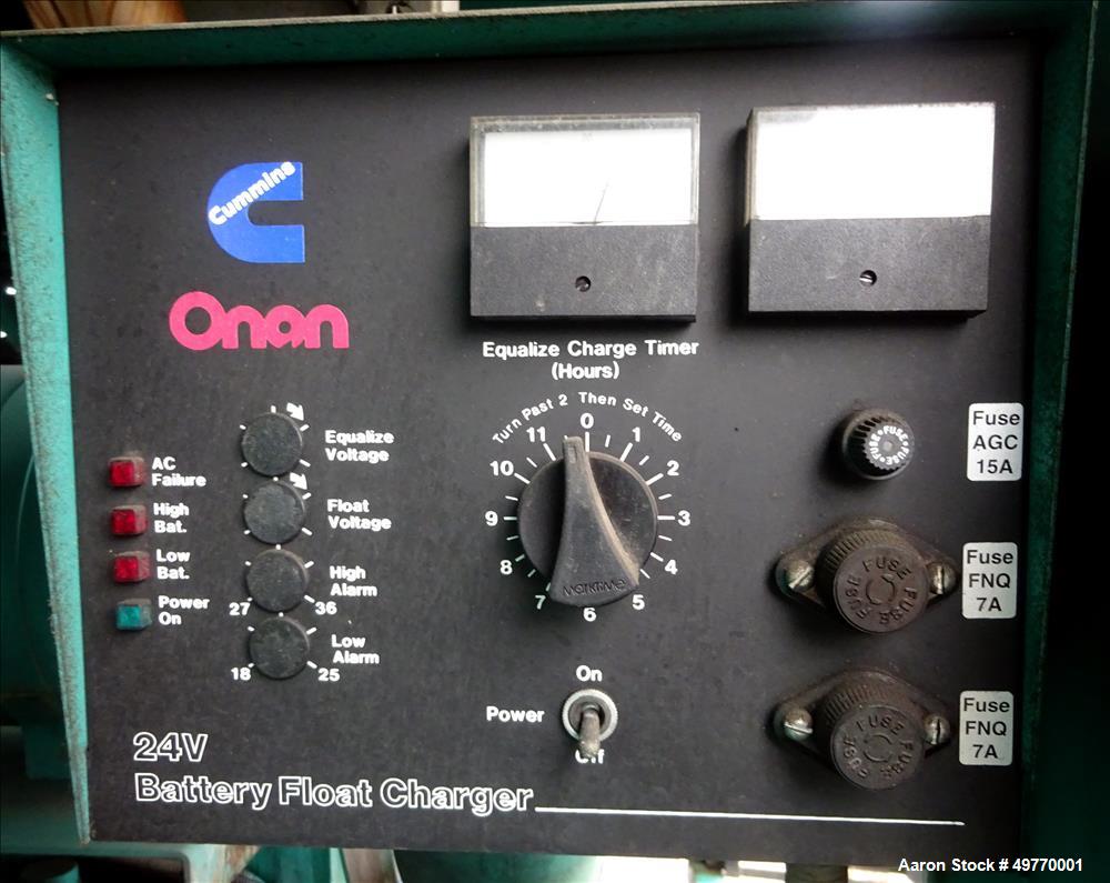 Used Cummins 200 kW Standby Diesel Generator Set, Model 200DFAA