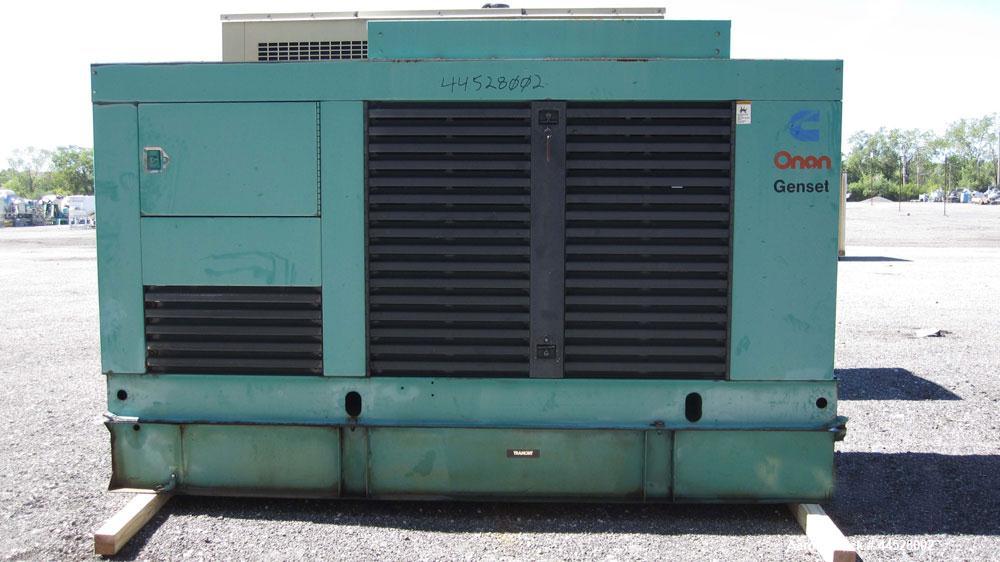 Used Cummins 230 kW standby (210 kW prime) diesel generator set, model 230DFAB, SN-J920490544. Cummins LTA10-G1 engine rated 380 HP @ 1800 RPM. 3/60/277/480V. 350 Amp main-line circuit breaker. PMG -...