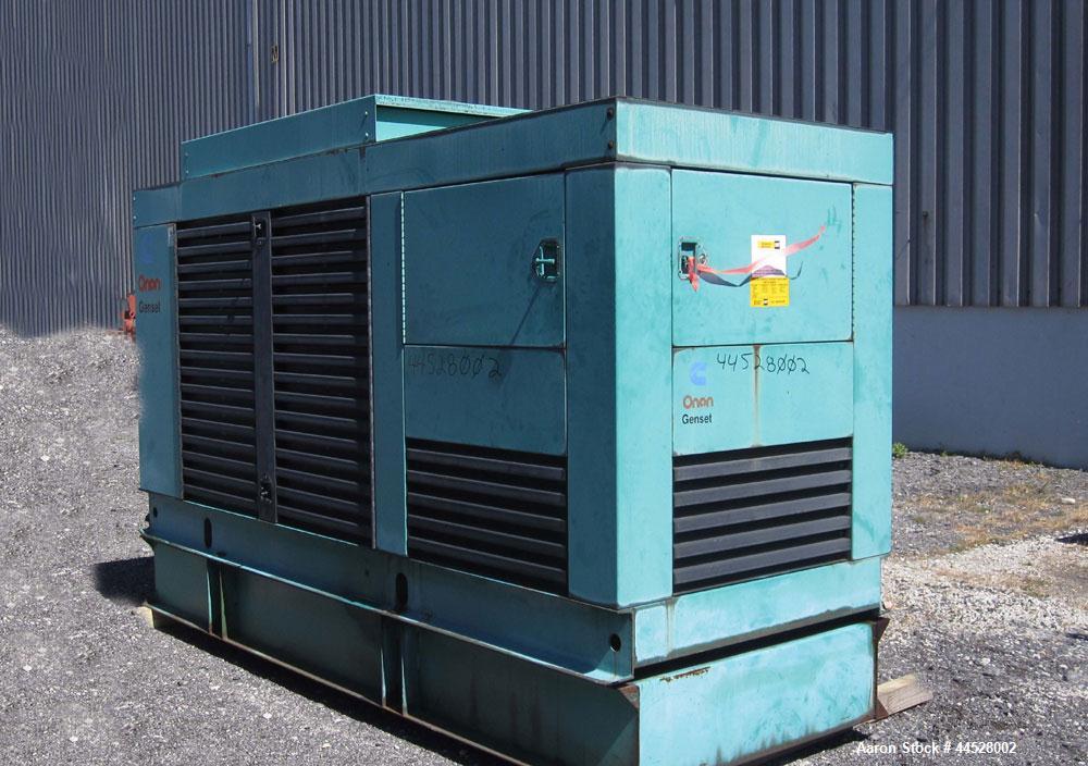 Used Cummins 230 kW standby (210 kW prime) diesel generator set, model 230DFAB, SN-J920490544. Cummins LTA10-G1 engine rated 380 HP @ 1800 RPM. 3/60/277/480V. 350 Amp main-line circuit breaker. PMG -...
