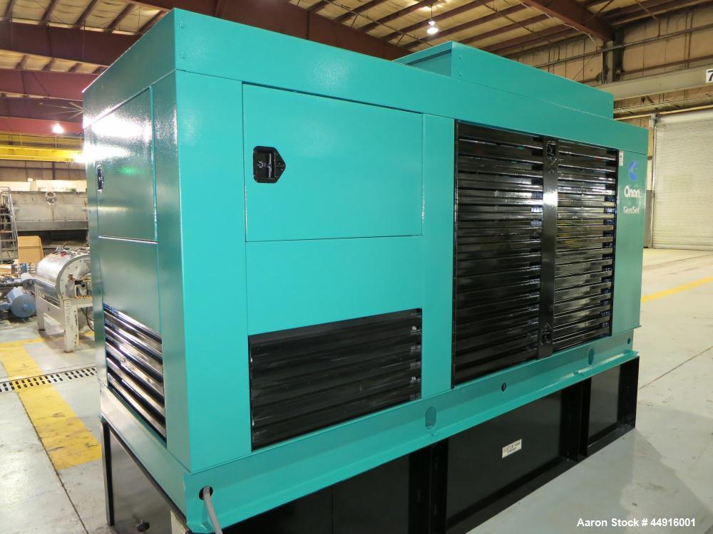 Used Cummins 230 kW Standby (210 Prime) Diesel Generator Set, Model 230DFAB, Serial #970664650.  Cummins LTA10-G1 engine rated 380 hp at 1800 rpm, serial #34891227.  3/60/120/208V, PMG (permanent mag...