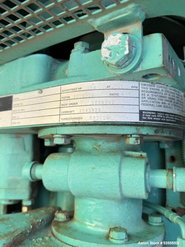 Cummins Standby Natural Gas Generator, Model 235GFBC