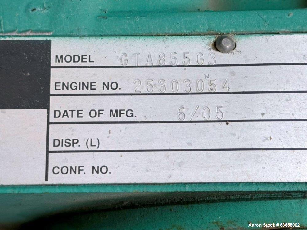 Cummins Standby Natural Gas Generator, Model 235GFBC