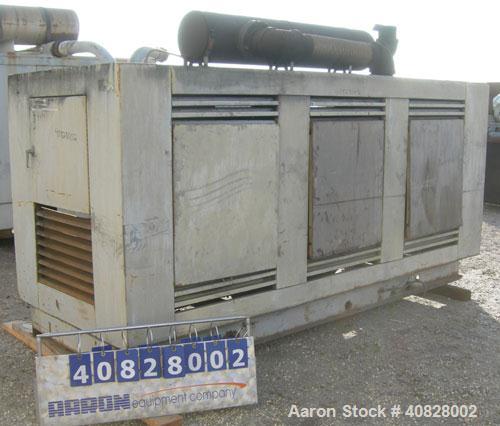 Used Cummins 250 KW diesel generator set. Cummins model NT-855-GS3 engine, serial #A890196313. Cummins model 249-0152-02 generator end, serial# W3197-7, 3/60/277/480V 1800 rpm, main-line circuit brea...